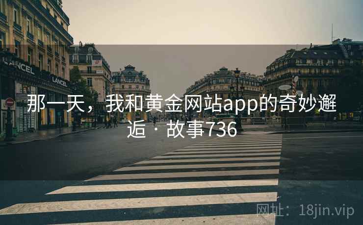 那一天,我和黄金网站app的奇妙邂逅 · 故事736 那一天,我和黄金网站app的奇妙邂逅 · 故事736